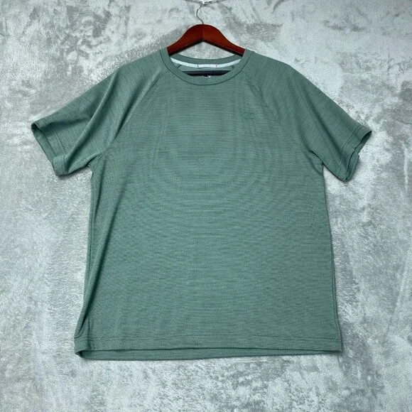 Champion Men's L Green Polyester Performance T-Shirt K1073 - Picture 4 of 9